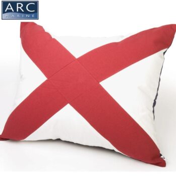 COJIN ALGODON-50x60-SEÑALIZACION BANDERA---V-VICTOR