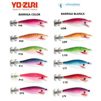YO-ZURI “ SQUID JIG ULTRA CLOTH” -Tallas:: SS:70mm
