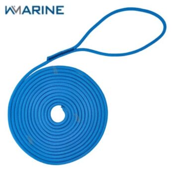 Cabo amarre trenzado, con gaza 40cm-–Ø: 8-10-12mm x 10mts