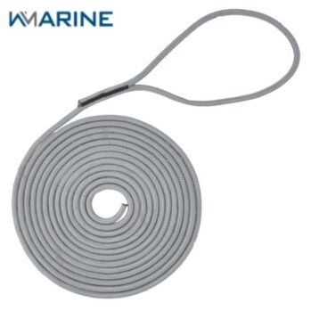 Cabo amarre trenzado, con gaza 40cm-–Ø: 8-10-12mm x 10mts