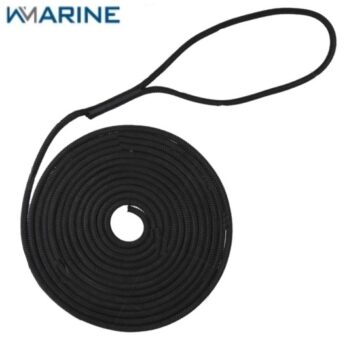 Cabo amarre trenzado, con gaza 40cm-–Ø: 8-10-12mm x 10mts