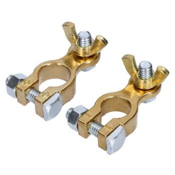 Borne Bateria Bronce con palomilla-(par)