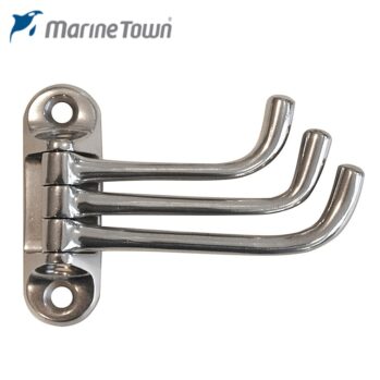 Perchero plegable triple-- inox316