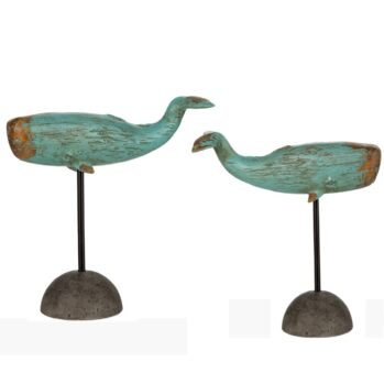 Cachalote---Alto: 10 x Largo: 23 cm--dos unidades