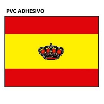 .Bandera Nacional Adhesiva (Deportiva) . 30x20