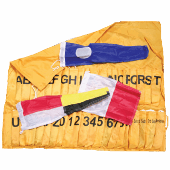 .Banderas Código Internacional. (40unid.)--20 x 30 cm-con funda