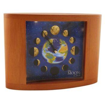 RELOJ LUNAR--marco madera