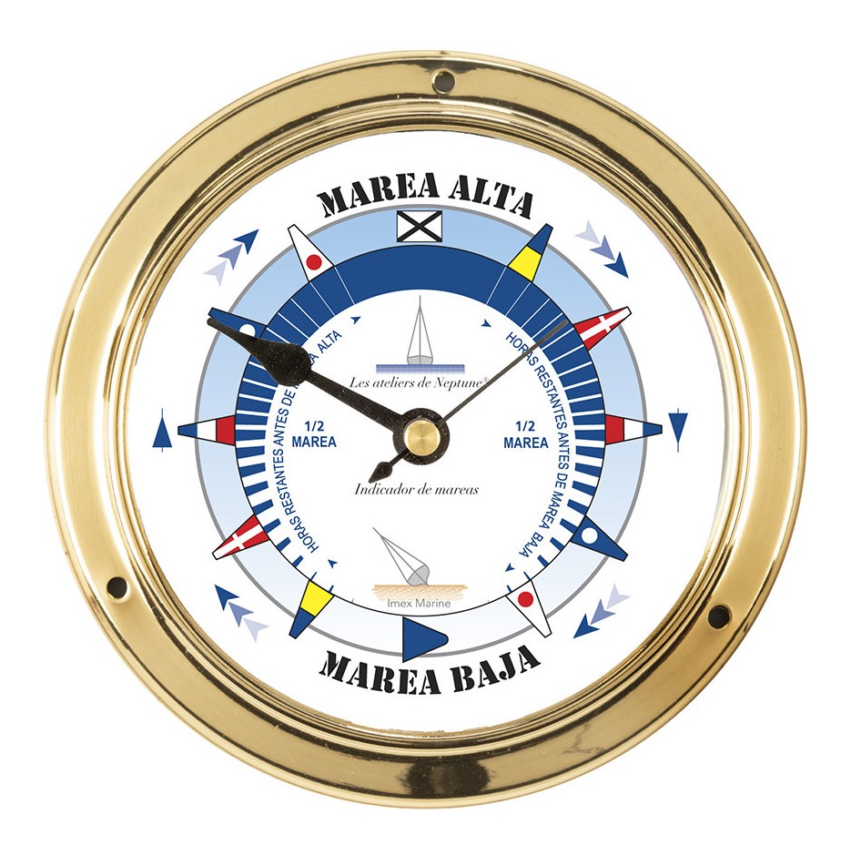 .Indicador de mareas--marco de láton