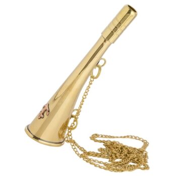 Trompeta niebla en Láton—-145 x Ø40