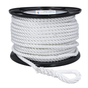 .Cabo de fondeo torcido-guardacabo– 10 mm x 30 ó 50 mts