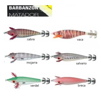 BARBANZON “realistic squid jig” NATURAL- 95mm