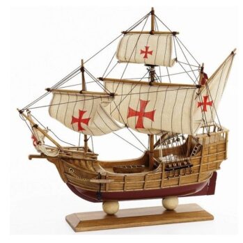 "NAO SANTA MARIA" (1492)---Largo: 38 -Alto: 38 cm