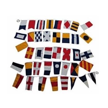 Banderas Código Internacional. (40unid.)–.25 x 35 cm