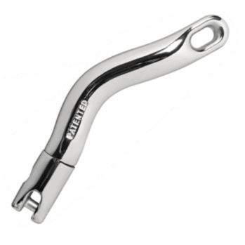 Conector  ancla-cadena codo giratorio - Inox316