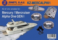 Kit Anodos Mercury-Mercruiser Alpha One GEN I