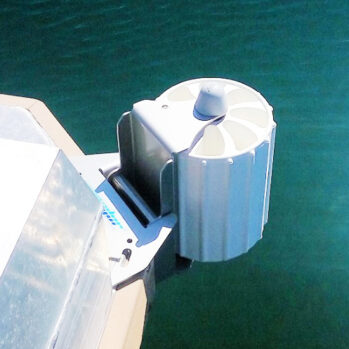 Soporte con Rodillo basculante y abatible para pantalán ó