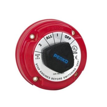 Desconectador para 2 baterías 360 Amp--PERKO