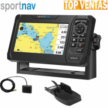.Plotter Sonda .7″ SPORTNAV SPO27F –con transductor HDI 50/200 600w +cartografía--2025