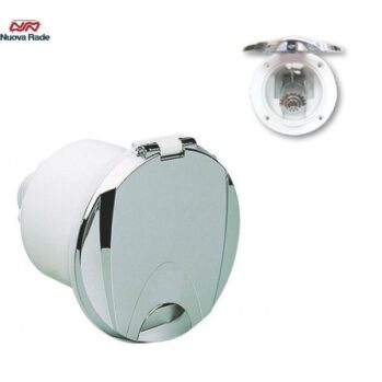 Registro con ducha y tapa cromada--- (con 3 mts manguera)