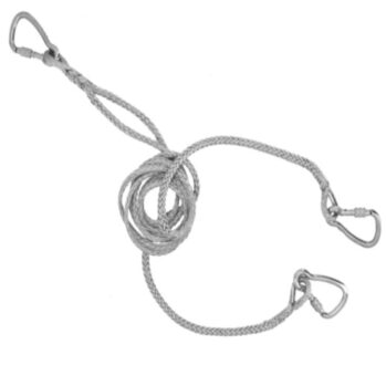 Elevación Tender: Dyneema+3 mosquetón,,1,50mts,,1000 kg
