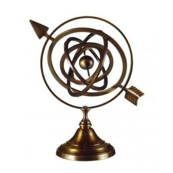 ESFERA ARMILLARY--Largo: 16 -Alto: 27cm