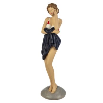 JÓVEN BAÑISTA CON TOALLA–Alto: 38 cm