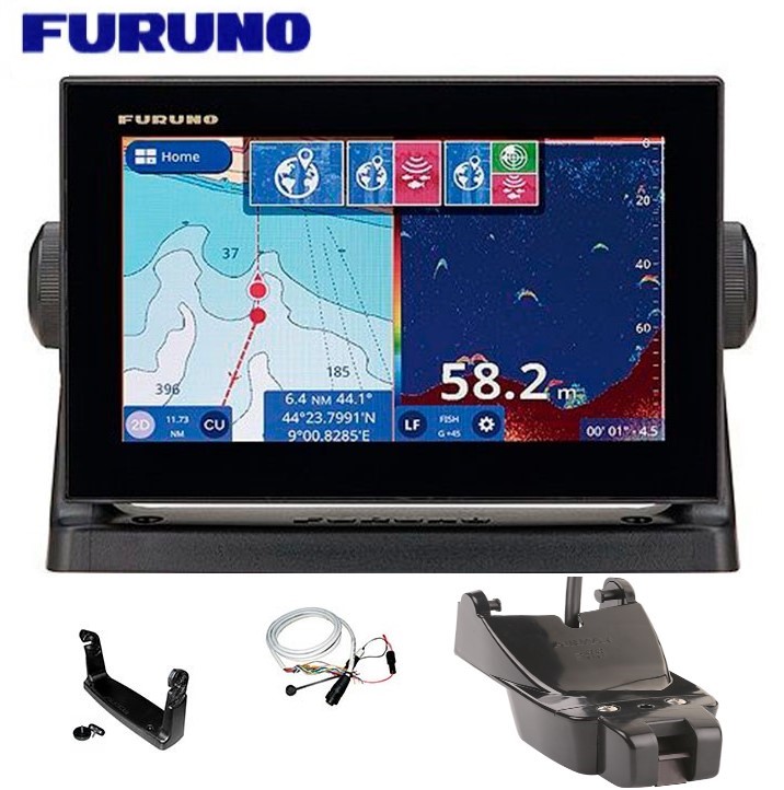 Plotter Sonda .9″. FURUNO 1971F. -con transductor 50/200-600w