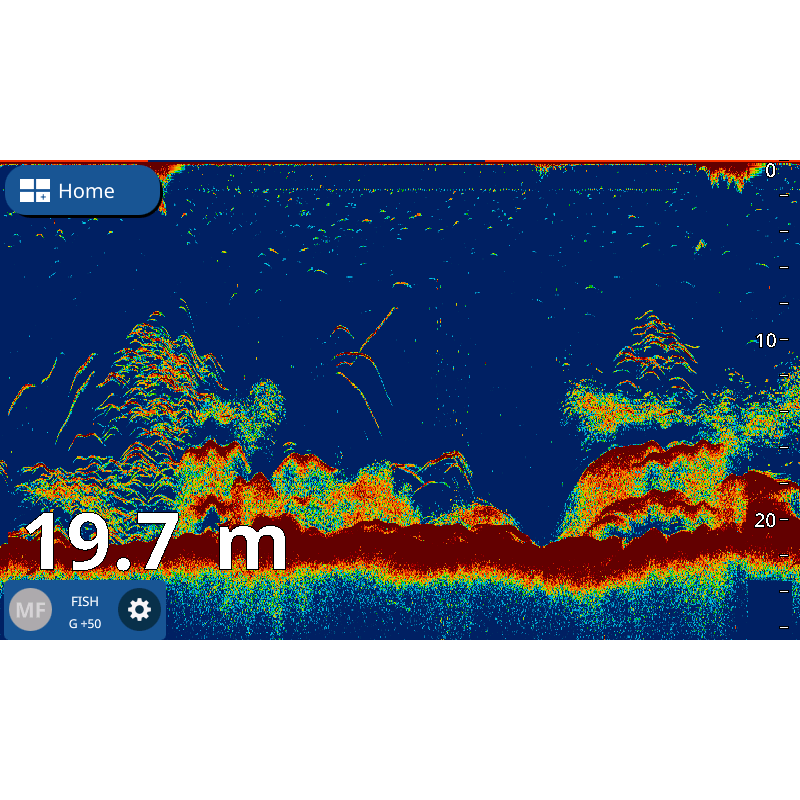 Plotter Sonda .9″. FURUNO 1971F. -con transductor 50/200-600w - Imagen 2