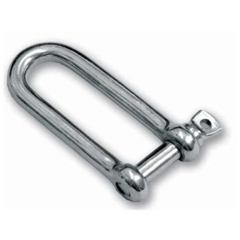 Grillete Largo, cabeza punzón-  Inox 316-