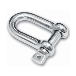 Grillete Recto, cabeza punzón-  Inox 316-