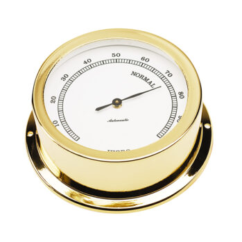 HIGRÓMETRO marino---base: 95....altura: 35mm-(con baño de oro 24K)