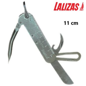 Navaja SKIPPER -abregrilletes-punzon- inox- 11cm