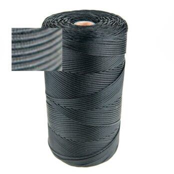 Cabo trenzado de Nylon alta tenacidad (bobinas 1 kgs)-negro