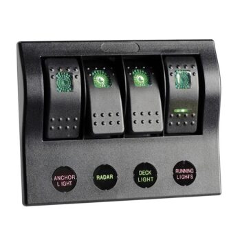 Panel de control TH multifusible LED.-4 interruptores