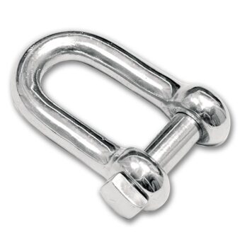 Grillete Recto, cabeza cuadrada-  Inox 316-