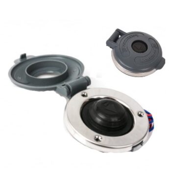 .Pulsador de Pie- PVC/INOX- descenso:(negro)