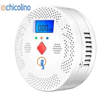 Detector de MONÓXIDO CARBONO WIFI––CO400A — Baterías LR6-2xAA