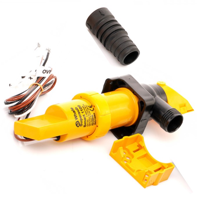 Bomba Perfil Bajo Automática. WHALE GPH1100- 3960.lts/h. 12v/24v - Imagen 3