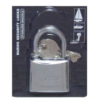Candado INOX- SEA arco corto--–ancho: 2,5--3--4--5--6 cm