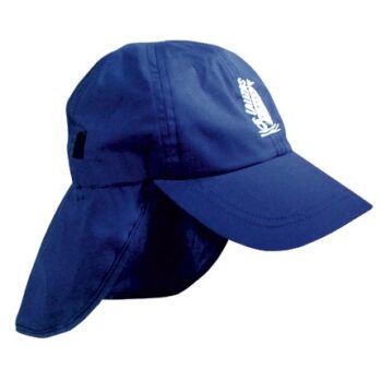 Gorra con Protector de Cuello Azul