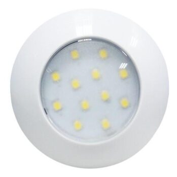 AquaLED-- Plafón 12LEDs -12/24v-- 0,4w-Ø:75mm