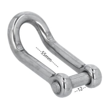 Grillete Largo Plegado, cabeza allen- Inox 316-