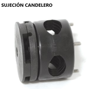 Soporte-cesta para defensas PVC----"sujeción y unión"