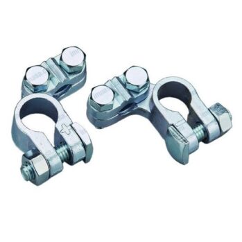 Borne Bateria en Zinc- tipo angulo-(par)