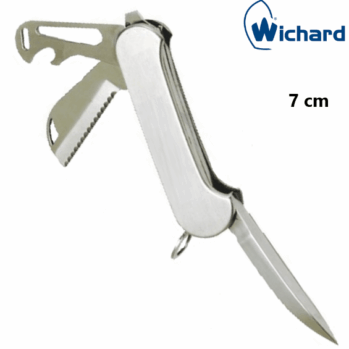 Navaja SKIPPER -abregrilletes-punzon- inox- 7cm--mini