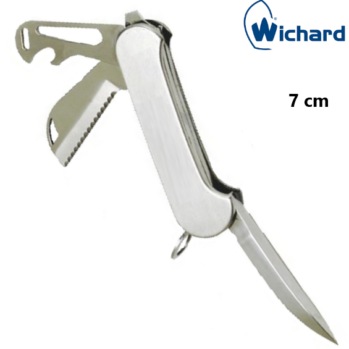 Navaja SKIPPER -abregrilletes-punzon- inox- 7cm--mini