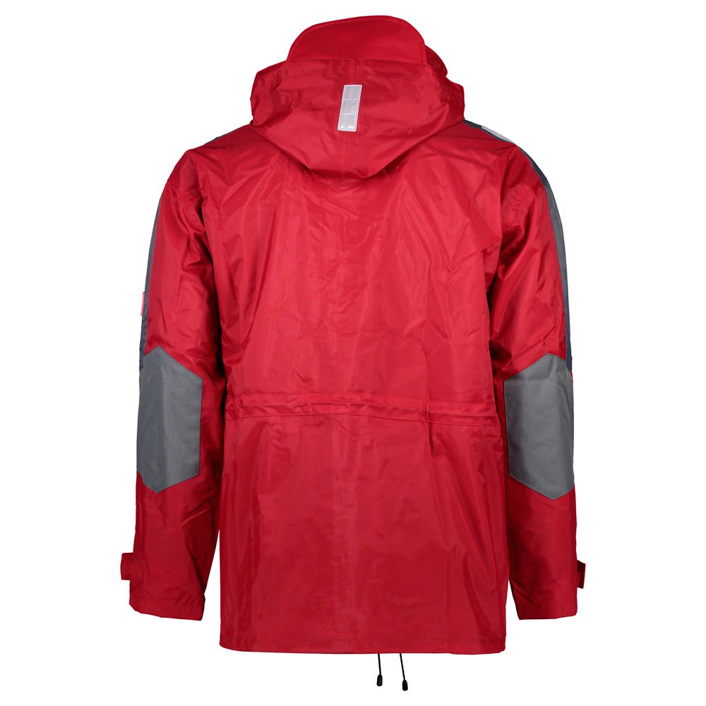 Chaqueta “Lalizas SAILING IT ” -impermeable 100%---rojo/gris - Imagen 3