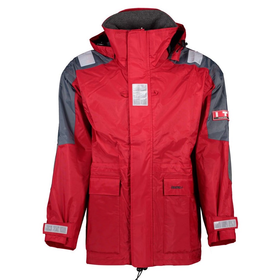 Chaqueta “Lalizas SAILING IT ” -impermeable 100%---rojo/gris