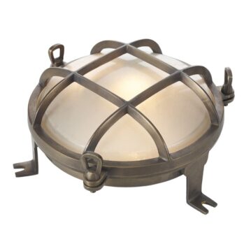 LÁMPARA NÁUTICA--Alto: 25 x Largo: 25cm