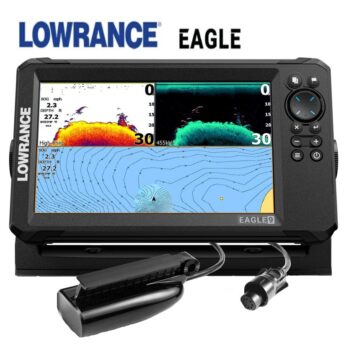 Plotter Sonda .9″. LOWRANCE EAGLE 9 –con transductor ROW SplitShot 500w